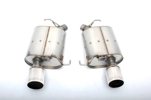 Dinan Free Flow 304 Stainless Steel Performance Exhaust for BMW 5 Series F10 535i (2011-2016) - Helmholtz Tuned, Drone-Reduced, Dual 3.5