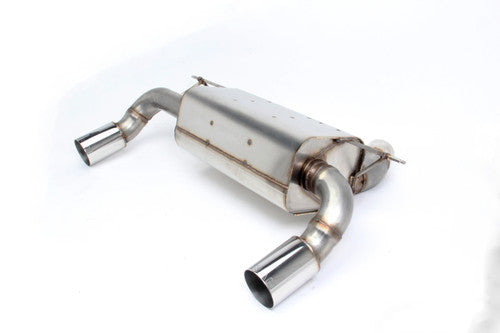 Dinan Free Flow Stainless Steel Performance Exhaust for BMW F30 340i & F32 440i (B58) - Polished 89mm/3.5in Twin Tips, Helmholtz Drone Reduction
