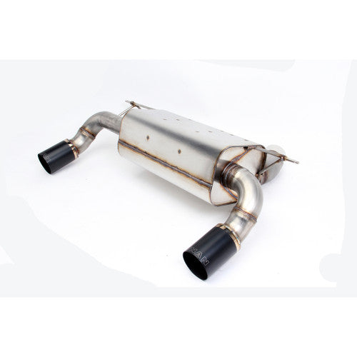 Dinan Free Flow 304 Stainless Steel Performance Exhaust with Twin 89mm Black Tips for BMW M240i F22 (2017) - Helmholtz Drone-Reduced, Bolt-On B58 Coupe