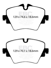 Load image into Gallery viewer, EBC BMW MINI Greenstuff 2000 Series Sport Front Brake Pads - TRW Caliper (Inc. F40 118i, F45 225i,  F54 Clubman &amp; F60 Countryman)
