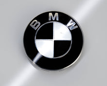 Load image into Gallery viewer, White and Gloss Black Badge Emblem Over lays BMW
