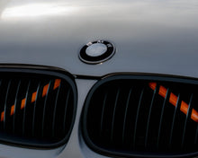 Load image into Gallery viewer, Orange Luminescent V bar sticker overlay vinyl for your BMW
