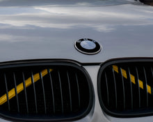 Load image into Gallery viewer, Yellow Luminescent V bar sticker overlay vinyl for your BMW
