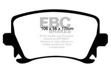 Load image into Gallery viewer, EBC Audi 8J Yellowstuff 4000 Series Rear Sport Brake Pads &amp; USR Slotted Discs Kit - TRW Caliper (TT, TTS &amp; TTRS)
