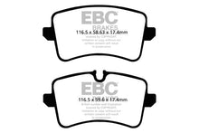 Load image into Gallery viewer, EBC Audi C7 Yellowstuff 4000 Series Rear Sport Brake Pads &amp; Slotted And Dimpled Sport Discs Kit - TRW Caliper (Inc. A6 &amp; A7)

