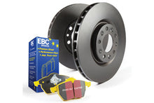 Load image into Gallery viewer, EBC BMW E60 E61 Yellowstuff 4000 Series Front Sport Brake Pads &amp; Premium OE Replacement Plain Discs Kit - ATE Caliper (520i, 523i &amp; 525i)
