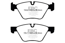 Load image into Gallery viewer, EBC BMW E60 E61 Yellowstuff 4000 Series Front Sport Brake Pads &amp; Premium OE Replacement Plain Discs Kit - ATE Caliper (520i, 523i &amp; 525i)

