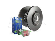 EBC Brakes Greenstuff 2000 Front Brake Pads & Plain Discs Kit for BMW 1 Series E81 E82 E87 E88 (ATE Calipers) - 120i 120d 125i, 300mm Discs, DP21493 + D1359, PD01KF179