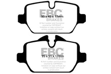 Load image into Gallery viewer, EBC BMW E81 E87 Yellowstuff 4000 Series Rear Sport Brake Pads &amp; USR Slotted Discs Kit - TRW Caliper (116i &amp; 118i)
