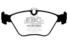 Load image into Gallery viewer, EBC BMW E83 Greenstuff 6000 Series Truck And SUV Front Brake Pads - ATE Calliper (Inc. X3 25i, X3 30i, X3 20d &amp; X3 30d)
