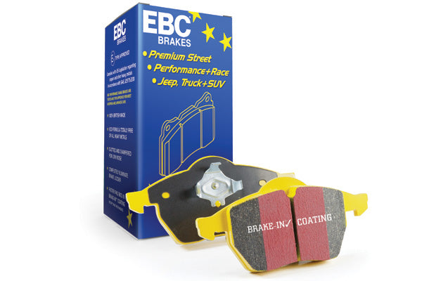 EBC Yellowstuff 4000 Performance Street & Track Rear Brake Pads for BMW Z4 E89 (2009-2016) with TRW Calliper – Fits 18i, 20i, 23i, 28i, 30i – DP42046R