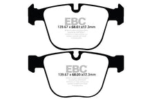 Load image into Gallery viewer, EBC BMW F01 F02 F04 F07 Yellowstuff 4000 Series Rear Sport Brake Pads &amp; Premium OE Replacement Plain Discs Kit - ATE Caliper (Inc. 520i GT, 550i GT, 760i &amp; ActiveHybrid 7)

