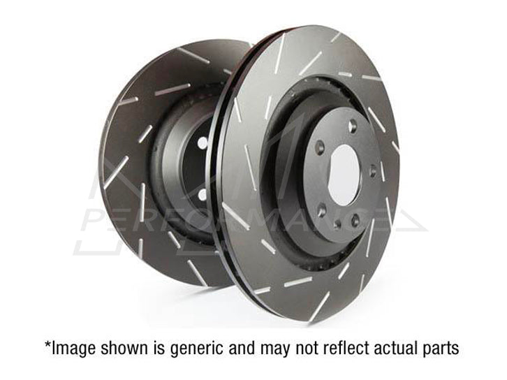 EBC BMW E70 E71 F15 F16 USR Rear Slotted Discs (Pair) - ATE Caliper (Inc. X5 50i, X5 48i, X6 50i & X6 35i)