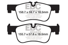 Load image into Gallery viewer, EBC Yellowstuff 4000 Fast Road Front Pads &amp; USR Slotted Discs Kit for BMW F20 F21 F22 F23 (1 &amp; 2 Series) - ATE Caliper Only - DP42155R USR1354 - Fits 114i 116i 118i
