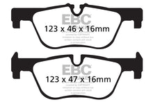 Load image into Gallery viewer, EBC BMW F20 F21 Yellowstuff 4000 Series Rear Sport Brake Pads &amp; Slotted And Dimpled Sport Discs Kit - ATE Caliper (Inc. 114i, 116i, 118i &amp; 118ix)
