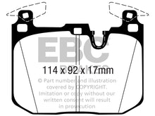 Load image into Gallery viewer, EBC BMW F80 F82 F87 Bluestuff NDX Trackday Front Brake Pads - Brembo Caliper (Inc. M2, M2 Competition, M3 &amp; M4)
