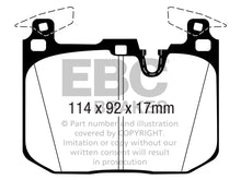 Load image into Gallery viewer, EBC BMW F80 F82 F87 Redstuff Sport Front Brake Pads - Brembo Caliper (Inc. M2, M2 Competition, M3 &amp; M4)
