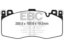 Load image into Gallery viewer, EBC Bluestuff NDX Front Brake Pads for BMW X5 M F85 (2015-2018) &amp; X6 M F86 (2015-2019) | Performance Track Day/Fast Road | DP52370NDX
