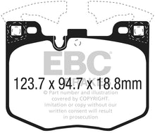Load image into Gallery viewer, EBC BMW G11 G12 G30 G21 Yellowstuff 4000 Series Front Sport Brake Pads &amp; Premium OE Replacement Riveted Discs Kit - Brembo Caliper (Inc. M340i, M550i, 640i &amp; 750i)
