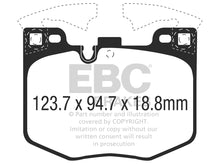 Load image into Gallery viewer, EBC BMW G11 G20 G30 G32 Redstuff Sport Front Brake Pads - Brembo Calliper (Inc. M340i, M550i, 640i &amp; 740i)
