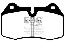 Load image into Gallery viewer, EBC BMW Lamborghini Maserati Nissan Orangestuff Race Front Brake Pads - Brembo Caliper (Inc. E38 725i, Diablo, AM336 Ghibli &amp; R32 Skyline GTR)

