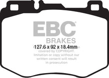 Load image into Gallery viewer, EBC Yellowstuff 4000 Front Brake Kit for Mercedes C-Class W205 &amp; E-Class W213 (Brembo Caliper) - Pads DP42210R + 342mm Drilled Discs D2173D - Fits C43 AMG C400 E300 E250 - PD03KF1495
