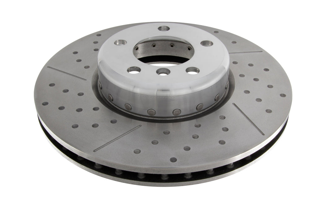 EBC BMW F20 F22 2-Piece Riveted GD Slotted & Dimpled Front Brake Discs - Brembo Caliper (M135i, M140i, M235i, M240i, 340i & 440i)