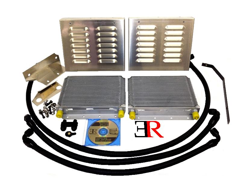 Evolution Racewerks (ER) BMW N54 & N55 Competition Series Twin Oil Cooler Upgrade (135i & 335i)