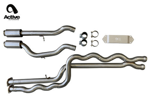 Active Autowerke Equal Length Mid Pipe Resonated - F8X M3 & M4