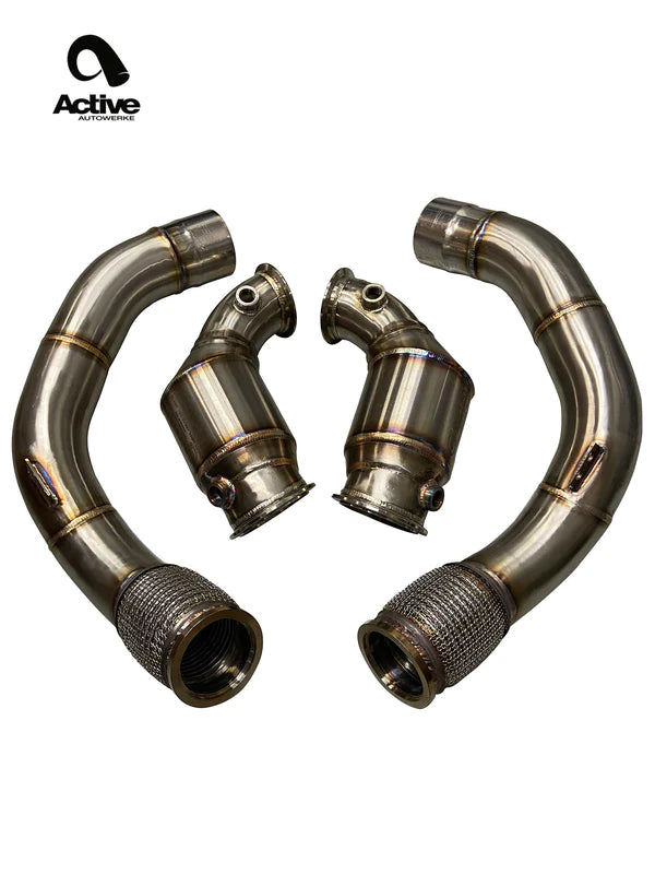 Active Autowerke BMW S63 F90 F91 F92 F93 Sport Cat Downpipe (M5 & M8)