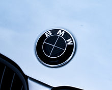 Load image into Gallery viewer, Full Gloss Black Carbon effect Badge Emblem Over lays BMW
