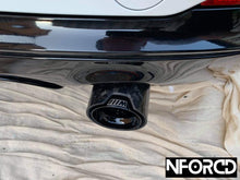 Load image into Gallery viewer, Forged Carbon Fiber BMW Exhaust tips - Silver
