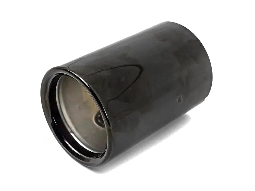Genuine BMW Black Exhaust Tail Pipe Tip Finisher - OEM 18307849341 - Fits F10 M5 (2010-2016) & F06 F12 F13 M6 (2011-2018) S63N - Single Replacement