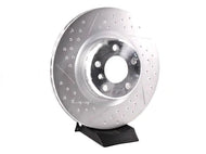 Genuine BMW OEM Rear Brake Disc 345x24mm for F30 F31 F34 F32 F33 F36 3 & 4 Series with M Sport Brakes (SA2NH) - Drilled & Grooved Rotor - Fits 320i 328i 335i 340i 420i 428i 435i 440i 330d 335d - OEM 34206797600