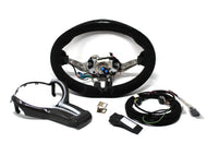 Genuine BMW M Performance Alcantara Steering Wheel with Carbon Fibre Trim & OLED Race Display (LED Shift Lights) for F80 F82 F83 M3 M4 LCI | OEM | Part 32302344148