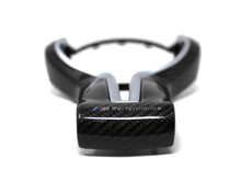 Load image into Gallery viewer, Genuine BMW M Performance Alcantara Steering Wheel with Carbon Fibre Trim &amp; Race Display (LED Shift Lights) for F10 M5, F06/F12/F13 M6 – OEM 32302344136
