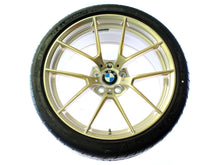 Load image into Gallery viewer, Genuine BMW F87 M Performance Y-Spoke 763M Matte Black / Frozen Gold 19&quot; Wheels with Tyres (M2, M2 Competition &amp; M2 CS)
