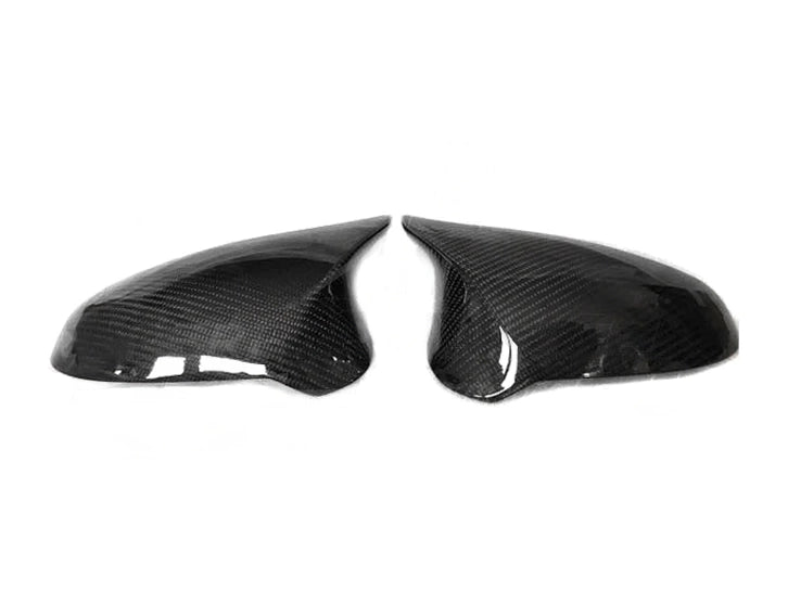 Genuine BMW M Performance Carbon Fibre Mirror Covers (Pair) for F80 M3 2012-2019, F82 F83 M4 2013-2019, F87 LCI M2 Competition 2018+ – OEM 2x2 Twill Direct Replacement Mirror Caps