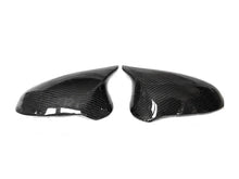 Load image into Gallery viewer, Genuine BMW M Performance Carbon Fibre Mirror Covers (Pair) for F80 M3 2012-2019, F82 F83 M4 2013-2019, F87 LCI M2 Competition 2018+ – OEM 2x2 Twill Direct Replacement Mirror Caps
