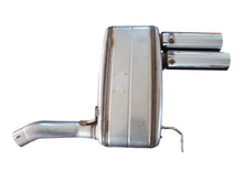 Load image into Gallery viewer, Genuine BMW Performance Rear Silencer/Muffler Exhaust for 3 Series E92/E93 320d N47 – Stainless Steel, Twin 74mm Chrome Tips – OEM Fit – Part 18302185803
