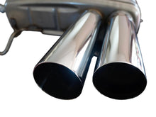 Load image into Gallery viewer, Genuine BMW Performance Rear Silencer/Muffler Exhaust for 3 Series E92/E93 320d N47 – Stainless Steel, Twin 74mm Chrome Tips – OEM Fit – Part 18302185803
