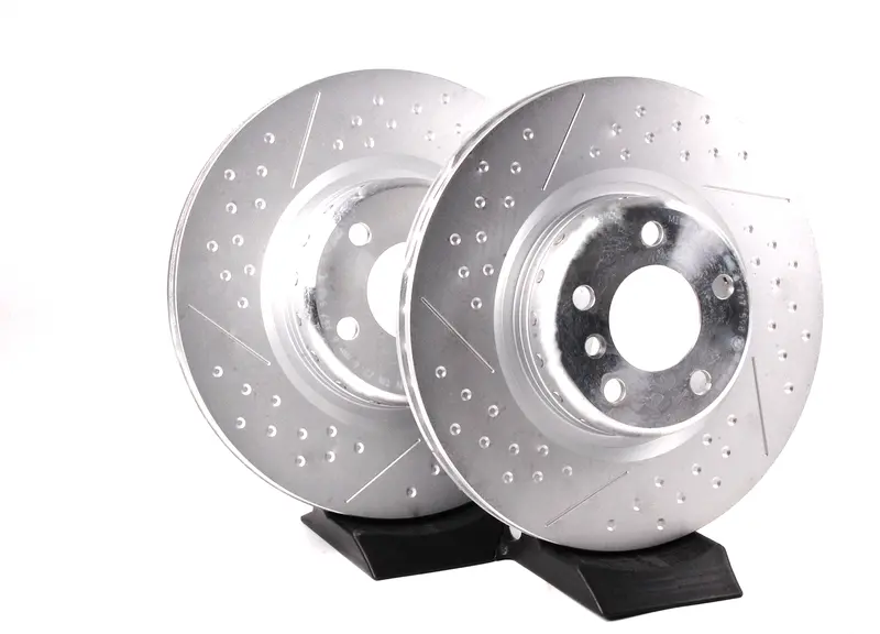 Genuine BMW Front Brake Discs Pair – E82 1M & E90 E92 E93 M3 – OEM Replacement Rotors – 34112283801, 34112283802