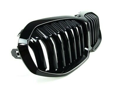 Genuine BMW 1 Series F40 Shadowline Gloss Black Front Kidney Grille OEM 51138080489 (Fits 116d, 118i, 120d xDrive, M135i xDrive)