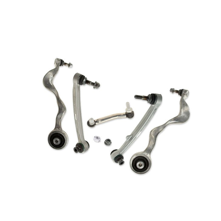 Genuine BMW E82 1M & E90 E92 E93 M3 Front Axle Control Arm Kit - Lower Control Arms (Wishbones) & Tension Struts - OEM Front Suspension Refresh