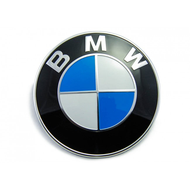 Genuine BMW E82 E90 F01 F10 G14 82mm Hood/Boot Emblem (Inc. 335xi, M3, M5 & M8)