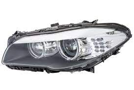 Genuine BMW 5 Series F10 F11 AHL Adaptive Xenon HID Front Left/UK Nearside (Passenger) OEM Headlamp F10 Saloon F11 Touring 530d 535i 550i M5 - Part 63117271905