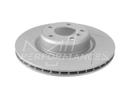Genuine BMW M Performance Rear Sports Brake Disc 345 x 24 mm (Drilled & Grooved) for F20 F21 F22 F30 F31 F34 F32 - M135i M235i 320i 335i 435i, SA2NH - OEM 34206797598 - Single Rear Rotor