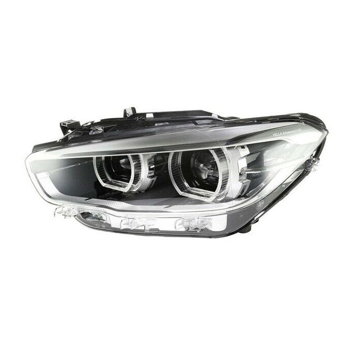 Genuine BMW 1 Series F20 F21 LCI Facelift LED Headlight – Left Nearside (UK) OEM Replacement 2014–2019 Fits 125d 125i M135i M140i – Part 63117414143