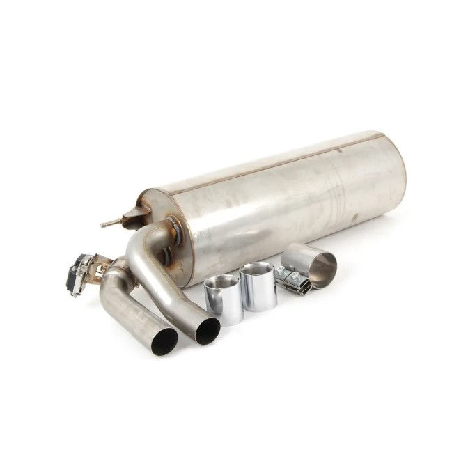 Genuine BMW M Performance Rear Silencer/Muffler Exhaust - F30 F31 F32 F33 F36 328i 428i (incl xDrive) - 3 & 4 Series - Stainless Steel Axle-Back | OEM 18302293771