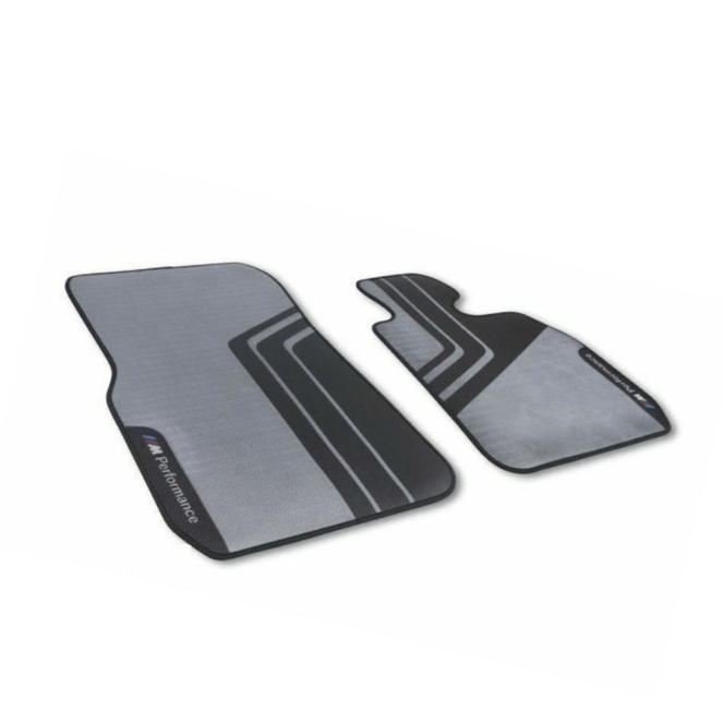 Genuine BMW 3 Series F30 Saloon/F31 Touring & M3 F80 Performance Front Floor Mats RHD - OEM Front Pair UK - Part 51472407304